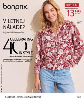 bonprix - Aktuálny leták Bonprix - V letnej nálade? od pondelka, 04.05.2026 do nedele, 31.05.2026