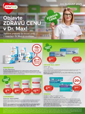 dr-max - Leták Dr. Max platný od 01.07. do 31.08.