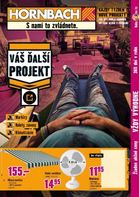 hornbach - Aktuálny HORNBACH - Slnečná ochrana leták od stredy, 17.06.2026 do stredy, 01.07.2026