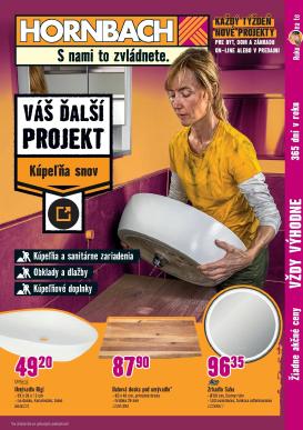 hornbach - Leták HORNBACH - Kúpeľňa snov platný od 15.10. do 29.10.