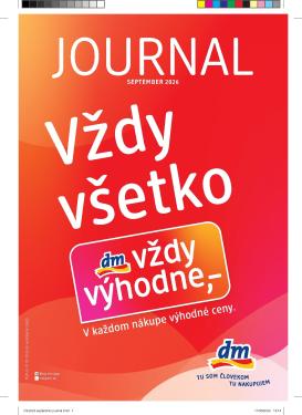 dm-drogerie - Aktuálny dm drogerie leták od utorka, 01.09.2026 do stredy, 30.09.2026