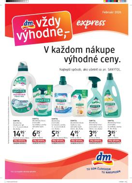 dm-drogerie - Leták dm drogerie - Express platný od 18.02.2026 do 28.02.2026