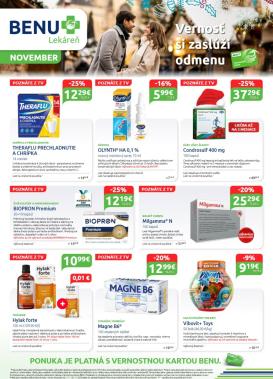 benu-lekaren - Leták BENU Lekáreň platný od 01.11. do 30.11.