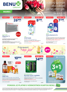 benu-lekaren - Leták BENU Lekáreň platný od 01.03.2026 do 31.03.2026