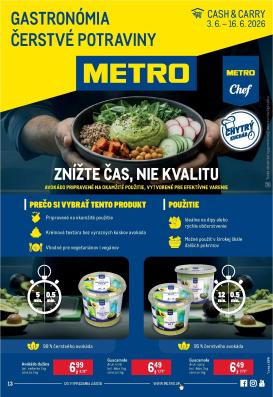 metro - Aktuálny Metro - Gastronómia leták od stredy, 03.06.2026 do utorka, 16.06.2026
