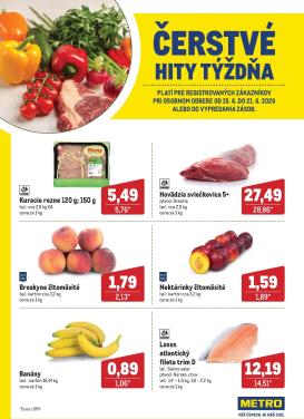metro - Aktuálny Metro - Čerstvé hity týždňa leták od pondelka, 15.06.2026 do nedele, 21.06.2026