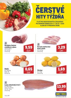 metro - Aktuálny Metro - Čerstvé hity týždňa leták od pondelka, 13.07.2026 do nedele, 19.07.2026