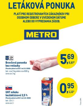 metro - Aktuálny Metro - Víkendová ponuka leták od štvrtka, 30.07.2026 do nedele, 02.08.2026