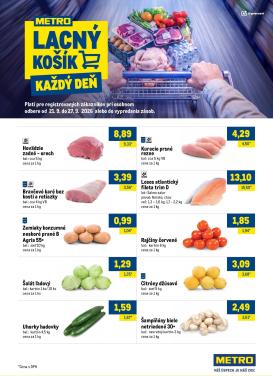 metro - Aktuálny Metro - Týždenná ponuka leták od pondelka, 21.09.2026 do nedele, 27.09.2026