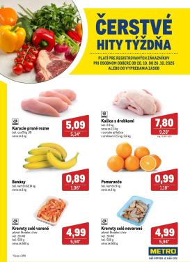 metro - Leták Metro - Čerstvé hity týždňa platný od 20.10. do 26.10.