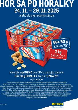 metro - Leták Metro - Hor sa po Horalky platný od 24.11. do 29.11.