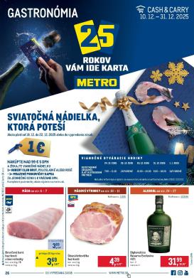 metro - Leták Metro - Gastronómia platný od 10.12. do 31.12.