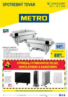 metro - Leták Metro - Spotrebný tovar platný od 28.01. do 10.02.