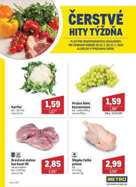 metro - Leták Metro - Čerstvé hity týždňa platný od 16.02.2026 do 22.02.2026