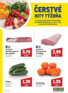 metro - Leták Metro - Čerstvé hity týždňa platný od 23.02.2026 do 01.03.2026