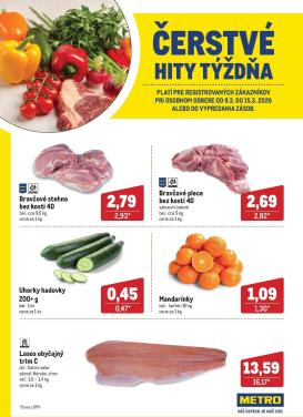 metro - Leták Metro - Čerstvé hity týždňa platný od 09.03.2026 do 15.03.2026
