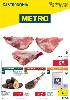 metro - Aktuálny leták Metro - Gastronómia od stredy, 22.04.2026 do utorka, 19.05.2026