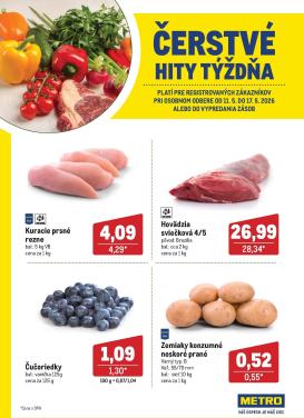 metro - Aktuálny leták Metro - Čerstvé hity týždňa od pondelka, 11.05.2026 do nedele, 17.05.2026