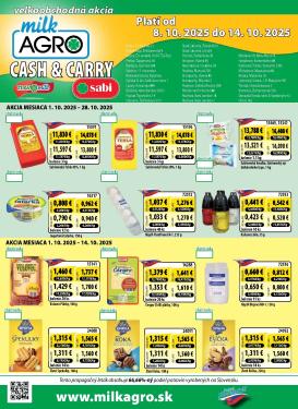 milk-agro - Leták Milk Agro - Cash & Carry platný od 08.10. do 14.10.