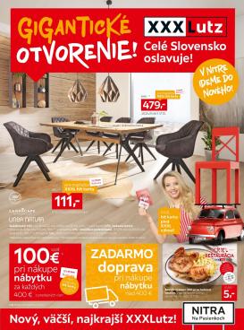 xxxlutz - Leták XXXLutz - Gigantické otvorenie oslavujte s nami platný od 22.09. do 05.10.