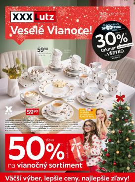 xxxlutz - Leták XXXLutz - Zľava 30 % takmer na všetko platný od 08.12. do 23.12.