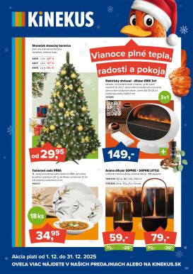 kinekus - Leták Kinekus platný od 01.12. do 31.12.