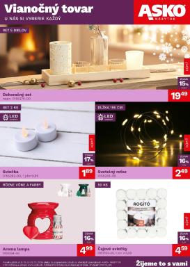 asko-nabytok - Leták ASKO NÁBYTOK - Vianočný leták platný od 09.10. do 29.10.