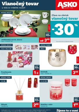 asko-nabytok - Leták ASKO NÁBYTOK - Vianočný leták platný od 20.11. do 10.12.