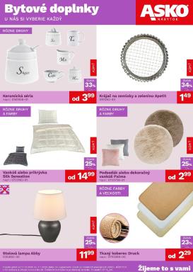 asko-nabytok - Leták ASKO NÁBYTOK - Bytové doplnky za skvelé ceny platný od 11.12. do 07.01.