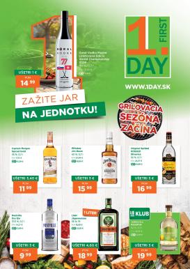 1day - Aktuálny 1.DAY leták od štvrtka, 21.05.2026 do stredy, 03.06.2026