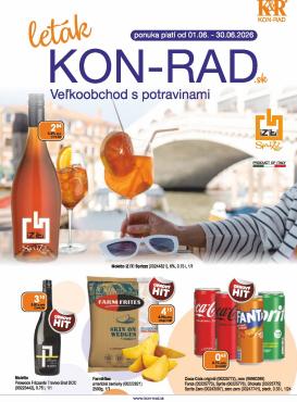 kon-rad - Nový KON - RAD leták od pondelka, 01.06.2026 do utorka, 30.06.2026