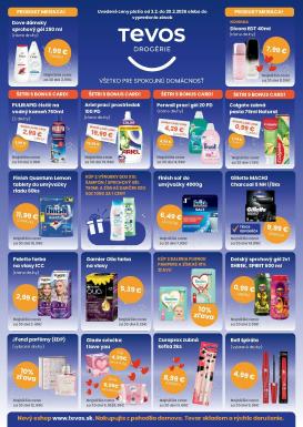 tevos-drogerie - Leták TEVOS drogérie platný od 03.02.2026 do 20.02.2026
