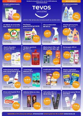 tevos-drogerie - Aktuálny leták TEVOS drogérie platný od stredy, 08.04.2026 do piatku, 24.04.2026