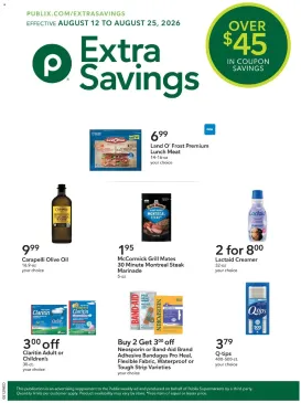 publix - Publix Extra Savings - 08/12 - 08/25 2026