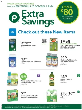 publix - Publix Extra Savings - 09/23 - 10/06 2026