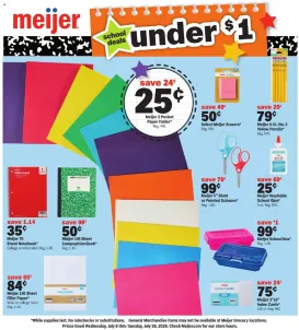 meijer - Meijer Back to School Deals - 07/08 - 07/28 2026