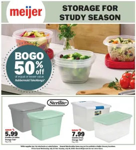 meijer - Meijer Storage for Study Season - 07/22 - 07/28 2026