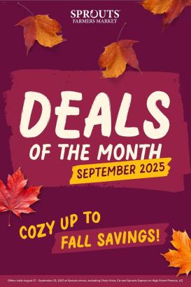 sprouts - Sprouts Monthly Ad - 08/27 - 09/24 2025