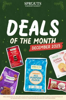 sprouts - Sprouts Monthly Ad - 12/03 - 12/31 2025