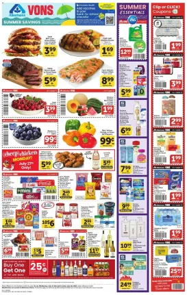 vons - Vons Weekly Ad - 07/22 - 07/28 2026