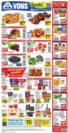 vons - Vons Weekly Ad - 07/29 - 08/04 2026