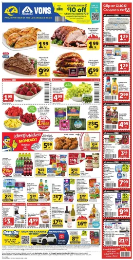 vons - Vons Weekly Ad - 10/14 - 10/20 2026