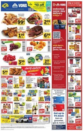 vons - Vons Weekly Ad - 10/21 - 10/27 2026