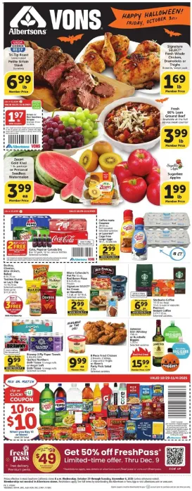 vons - Vons Weekly Ad - 10/29 - 11/04 2025