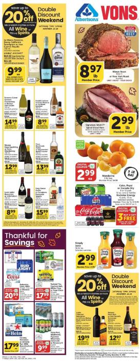 vons - Vons Weekly Ad - 11/19 - 11/27 2025