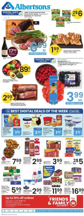 albertsons - Albertsons Weekly Ad - 04/22 - 04/28 2026