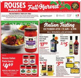 rouses - Rouses Italian Ad - 10/01 - 11/05 2025