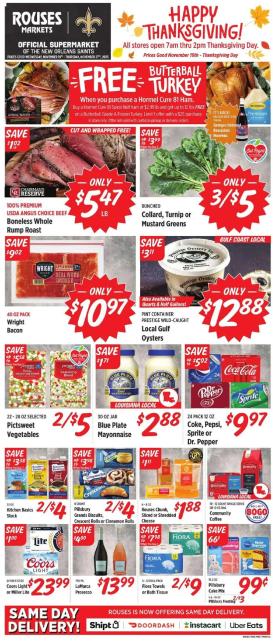 rouses - Rouses Weekly Ad - AL - 11/19 - 11/27 2025