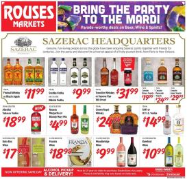 rouses - Rouses Alcohol Flyer - 02/01 - 02/28 2026