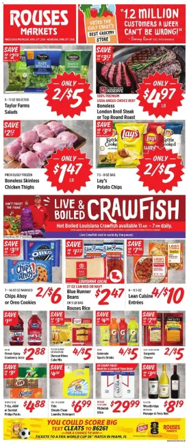 rouses - Rouses Weekly Ad - LA - 04/22 - 04/29 2026